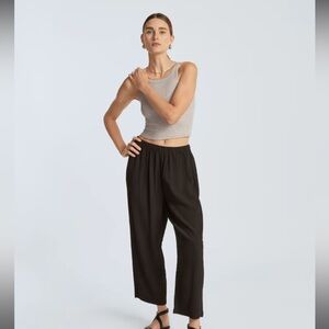 Everlane Naia Ripple Pant, Black Size S